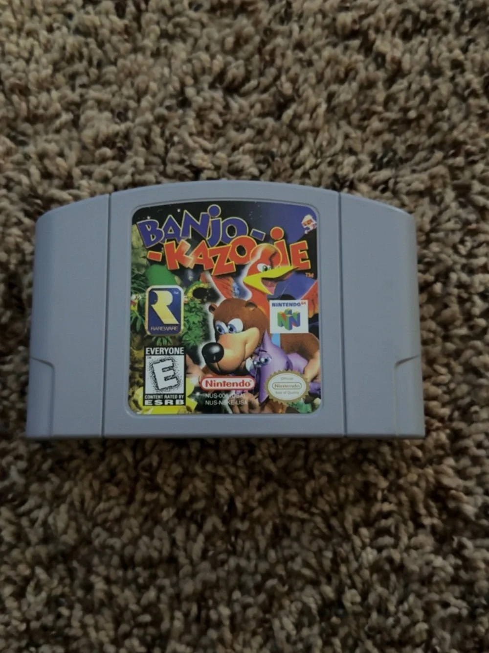 Banjo Kazooie Cartridge For N64 Nintendo 64 And Player's Guide
